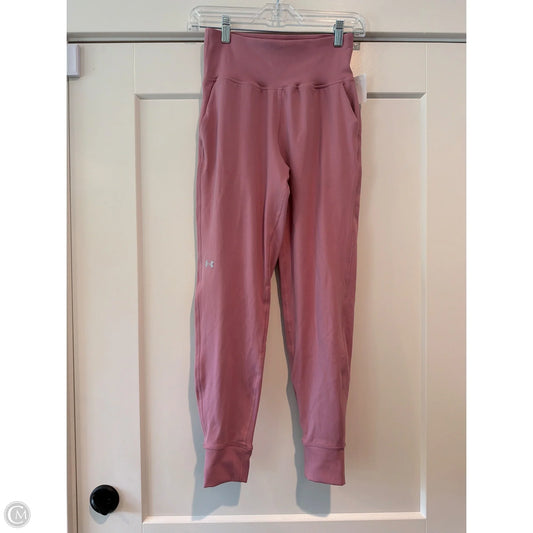 Athletic Pants By Under Armour In Pink, Size: Xs