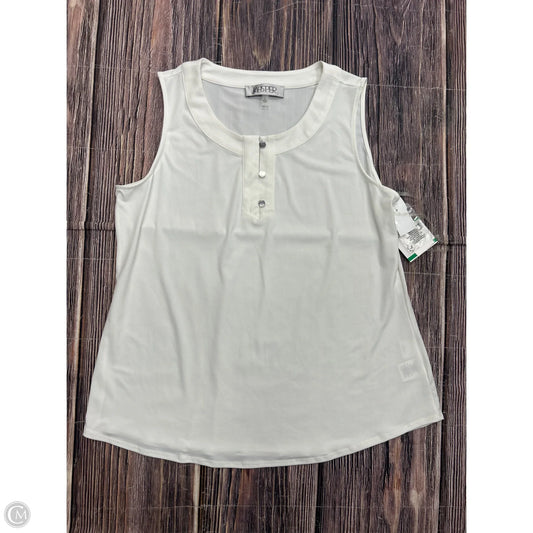 Tank Top By Kasper In White, Size: L