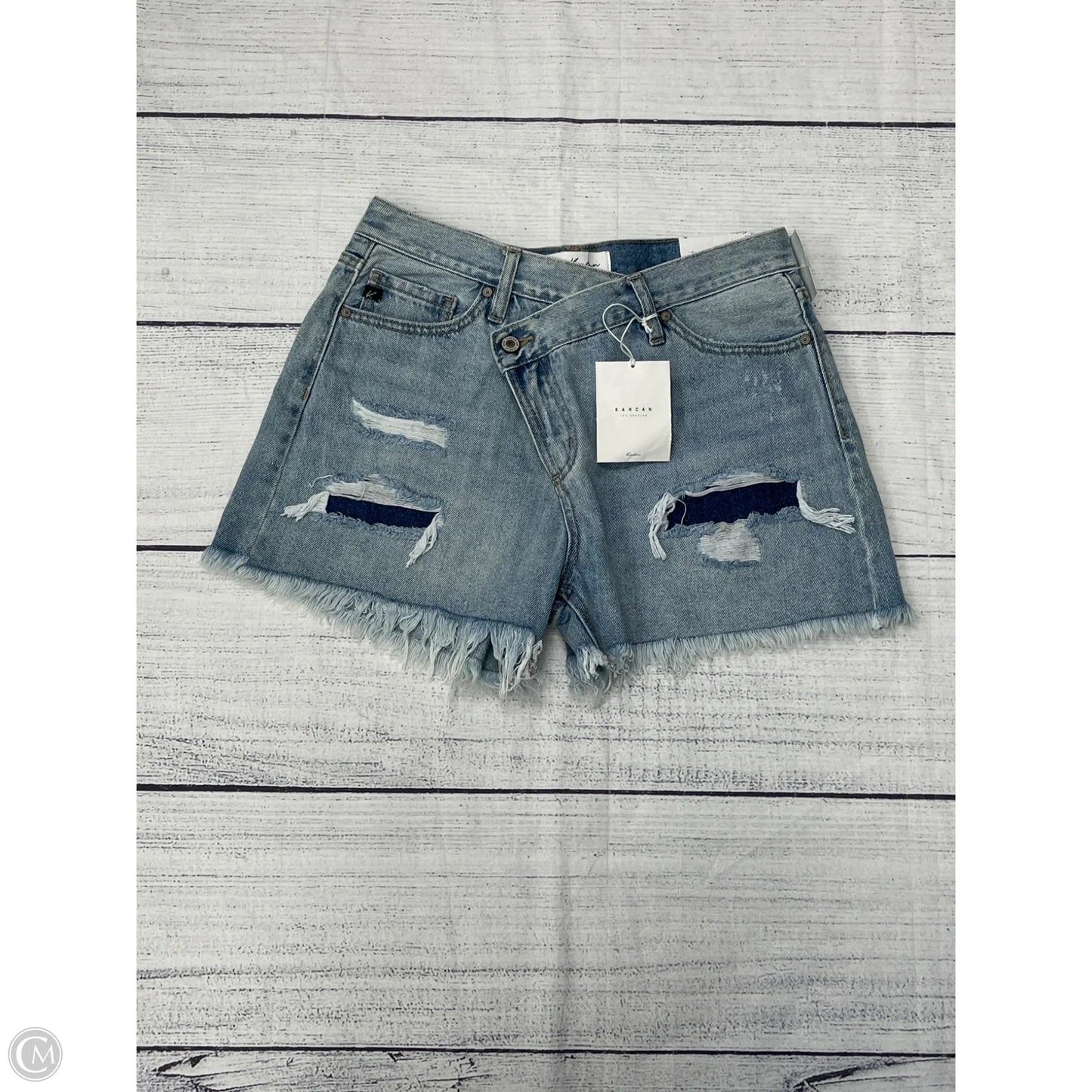 Shorts By Kancan In Blue Denim, Size: Xl