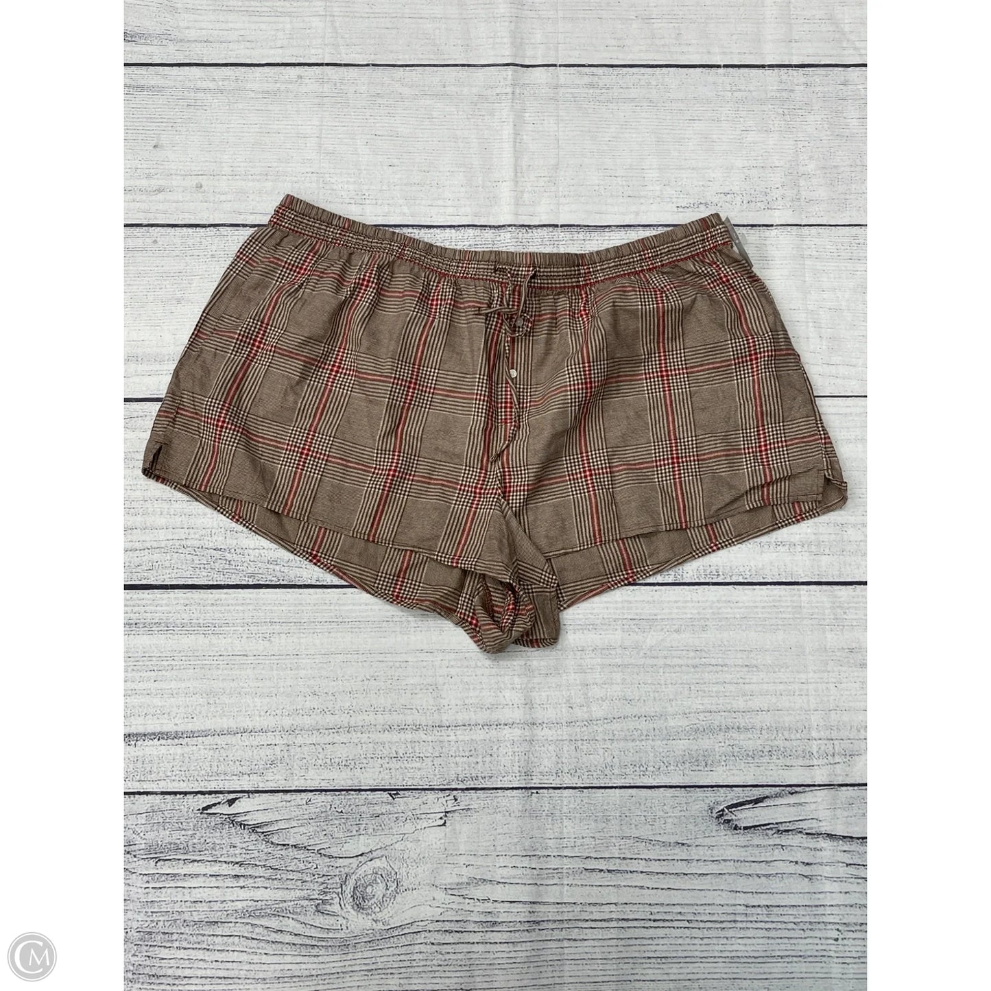 Shorts By Aerie In Plaid Pattern, Size: 1x