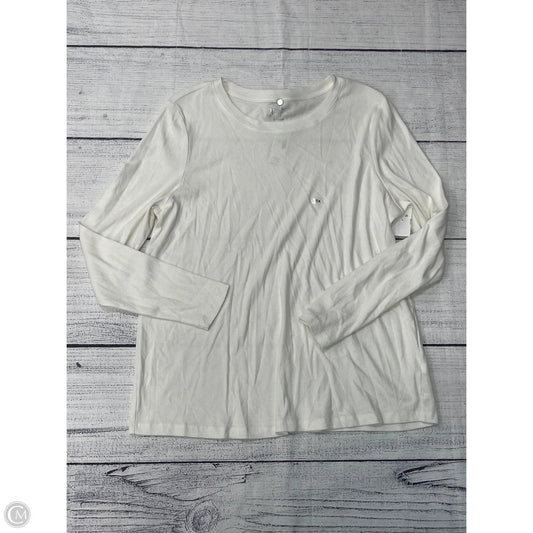 Top Long Sleeve By Maurices In White, Size: 1x