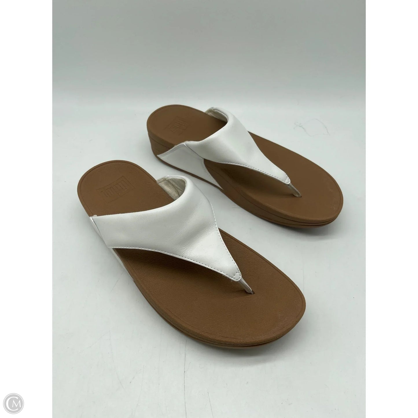 Sandals Flats By Clothes Mentor In Brown, Size: 9