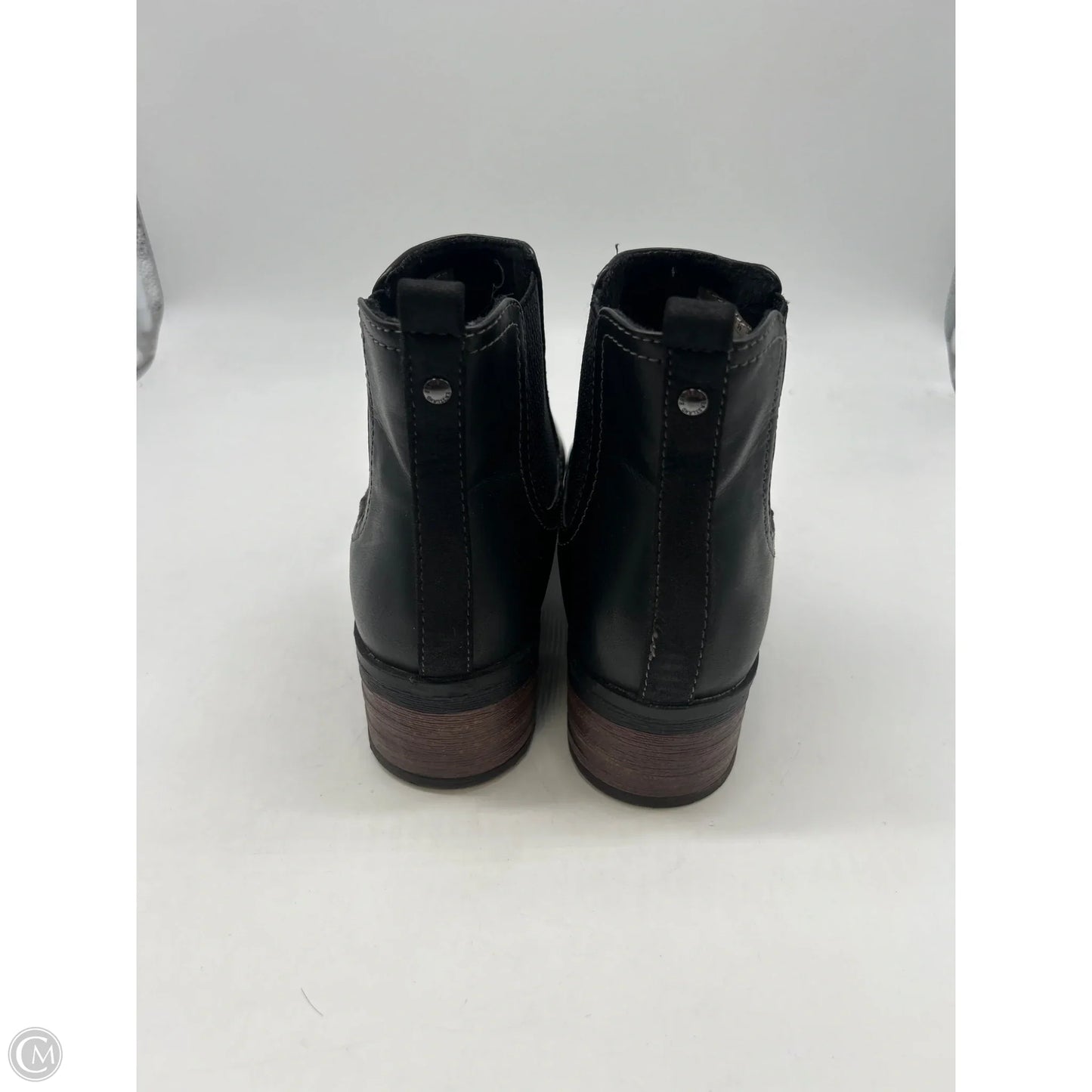 Boots Ankle Heels By Eastland In Black, Size: 8.5