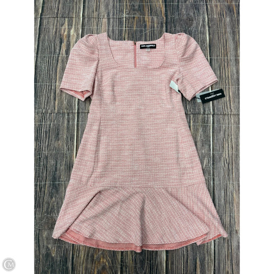 Dress Designer By Karl Lagerfeld In Pink, Size: 12