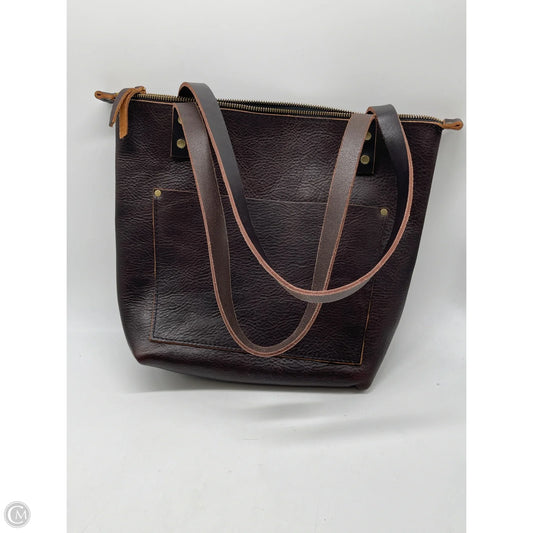Handbag By Portland Leather, Size: Large