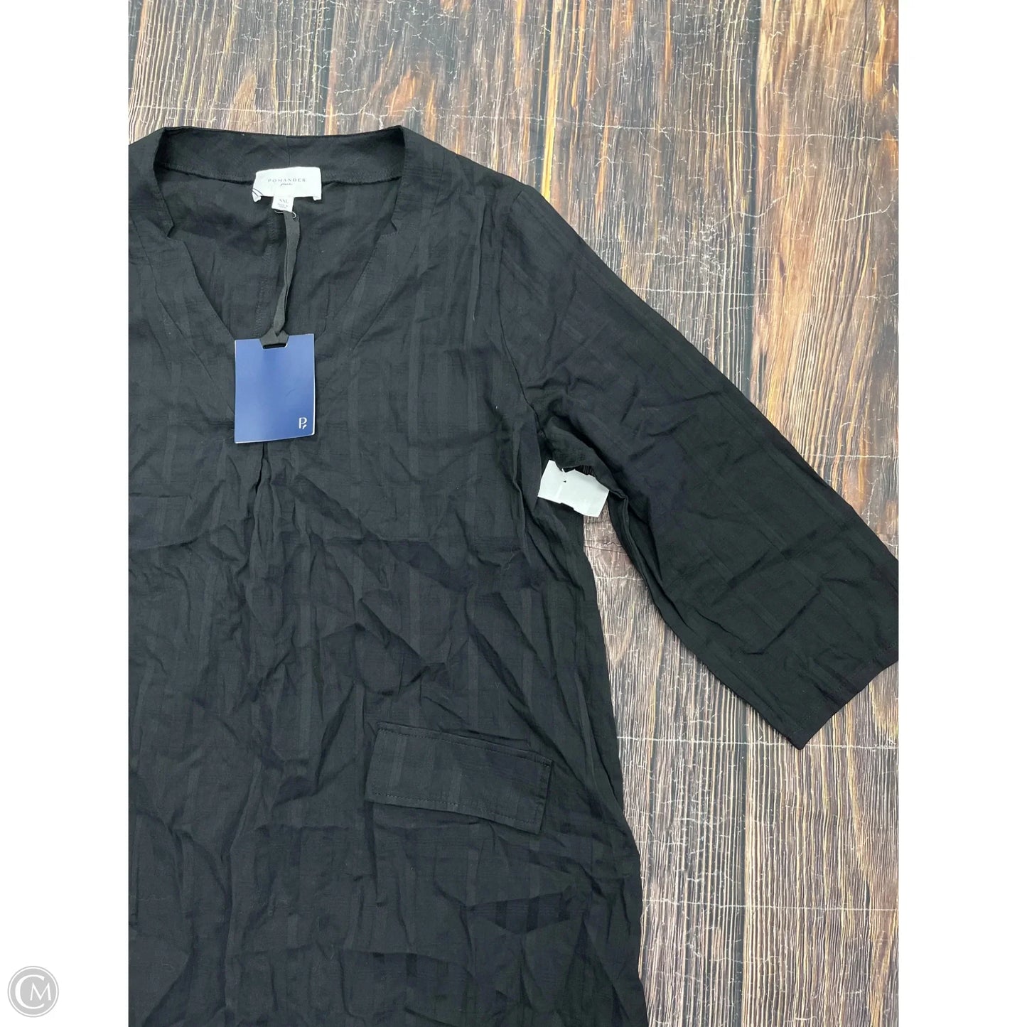 Dress Casual Maxi By Pomander Place In Black, Size: 1x