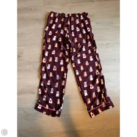 Pajama Pants By Loft In Red, Size: S
