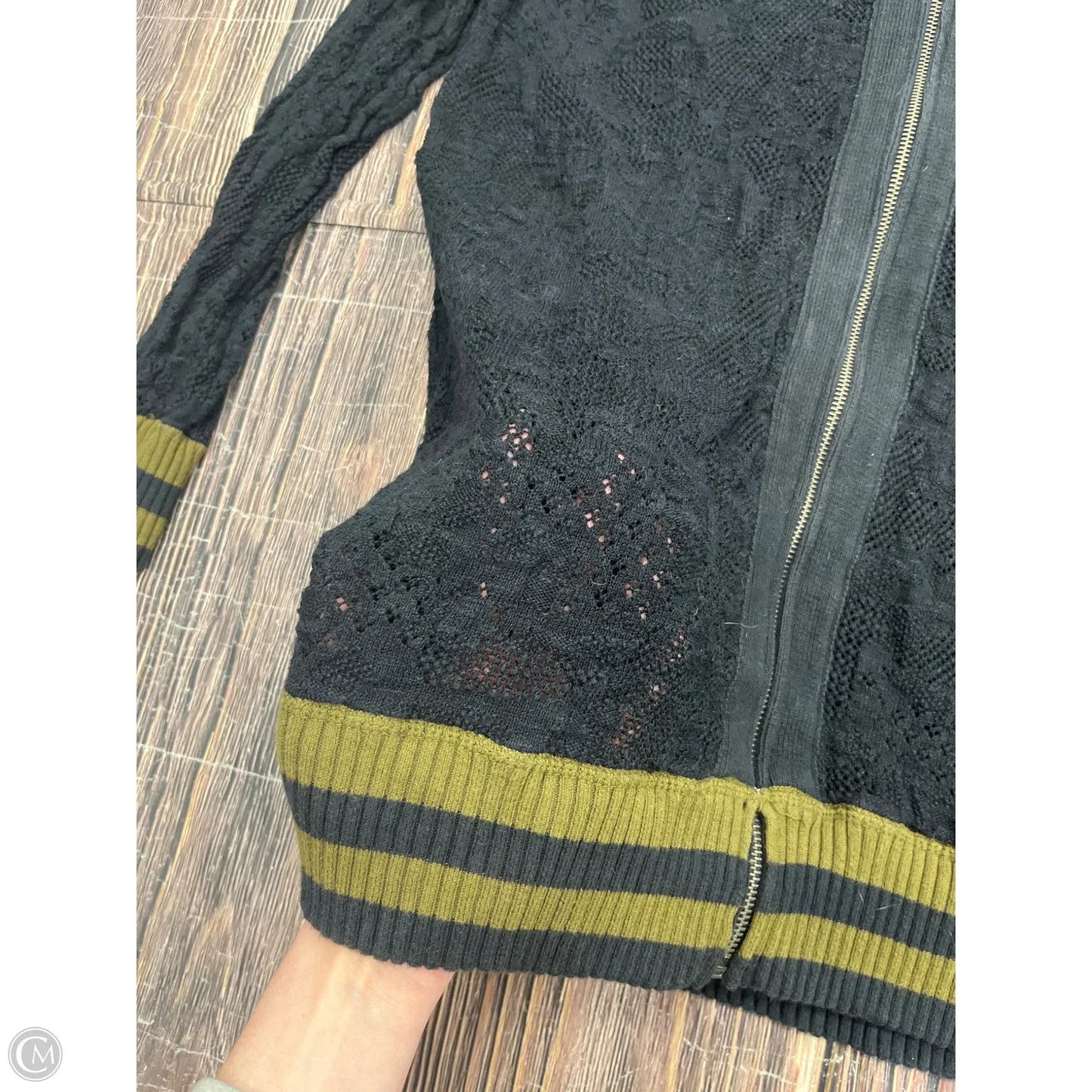 Jacket Other By Free People In Black & Green, Size: M