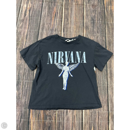 Top Short Sleeve Basic By H&m In Grey, Size: M