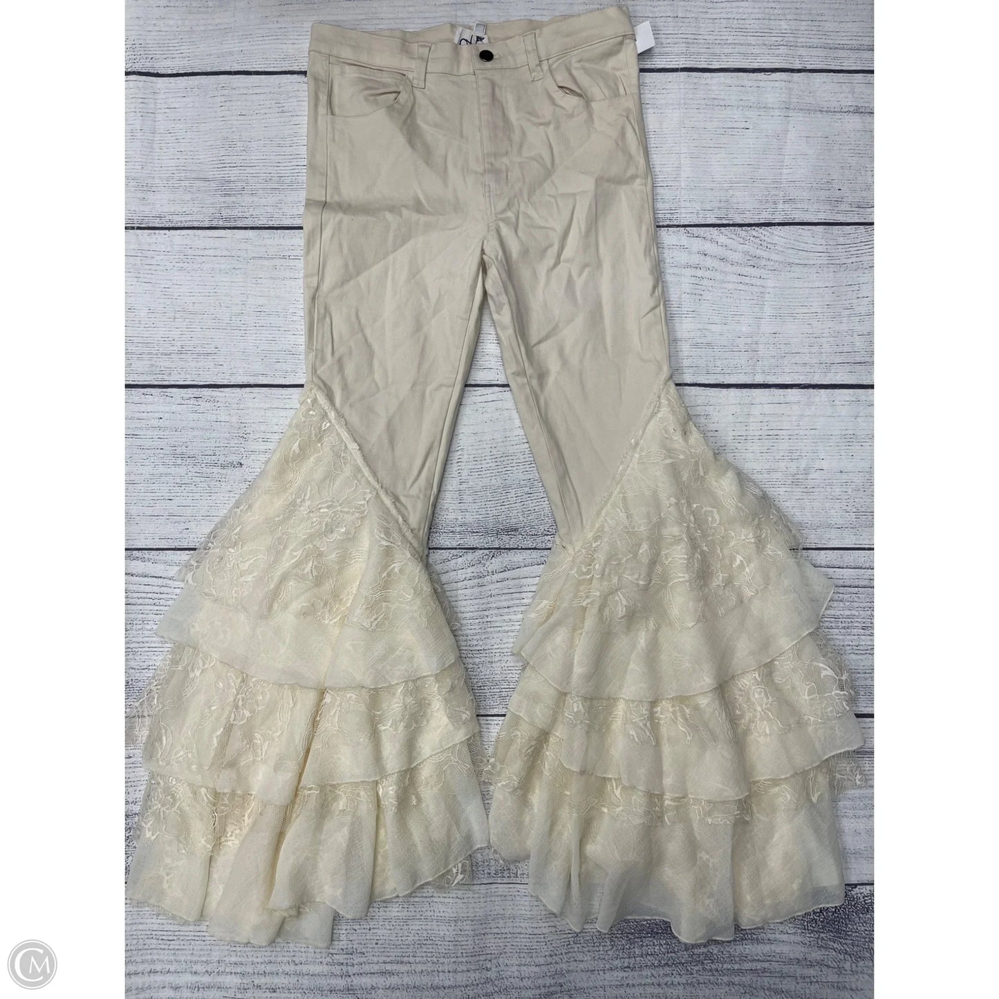 Pants Other By Clothes Mentor In Cream, Size: S