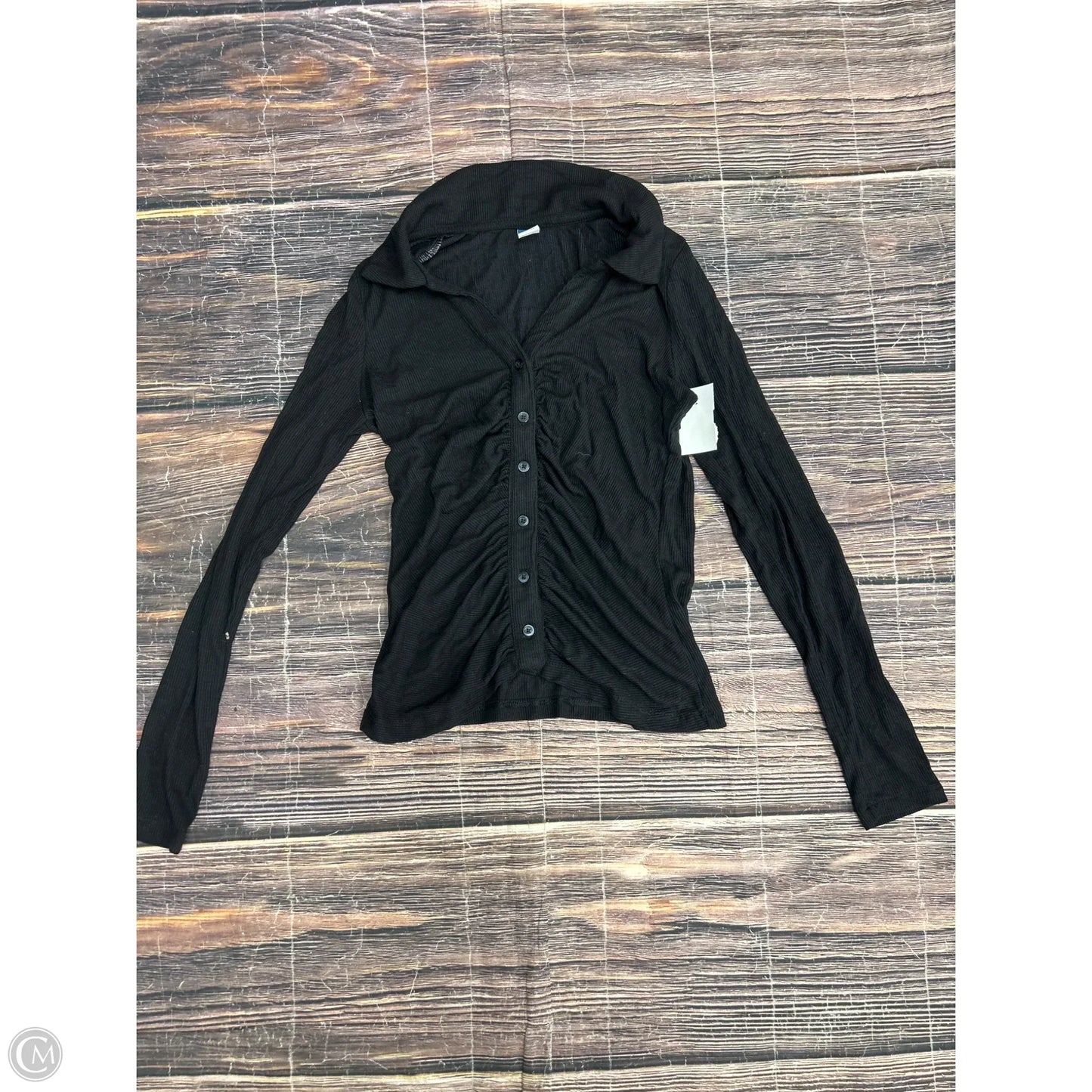 Top Long Sleeve By Old Navy In Black, Size: Xs