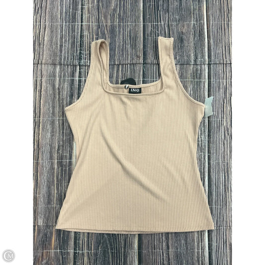 Tank Top By Inc In Tan, Size: M