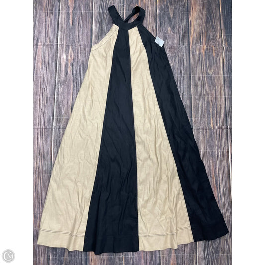 Dress Casual Maxi By Maeve In Black & Tan, Size: M
