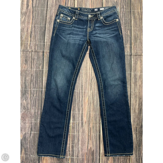 Jeans Straight By Miss Me In Blue Denim, Size: 6