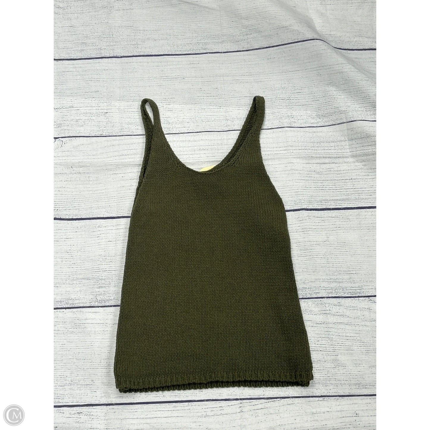 Tank Top By Lucky Brand In Green, Size: M