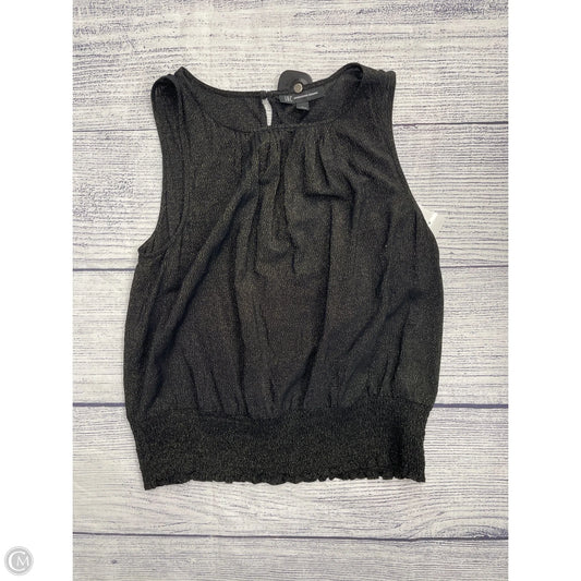 Tank Top By Inc In Black & Gold, Size: L