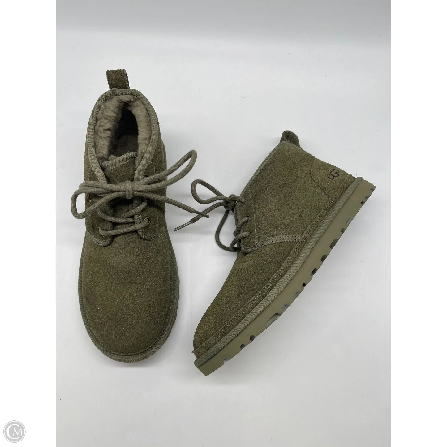 Boots Designer By Ugg In Green, Size: 8