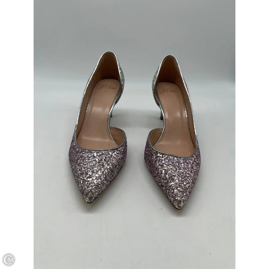 Shoes Heels Stiletto By J. Crew In Pink & Silver, Size: 7.5