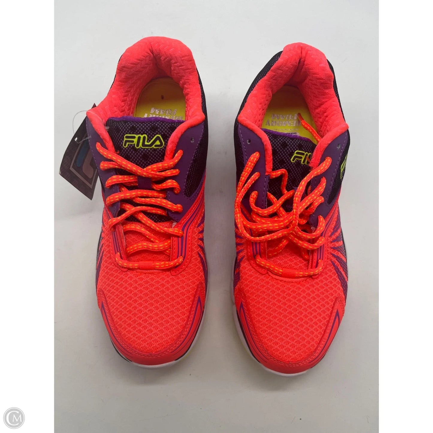 Shoes Athletic By Fila In Orange & Purple, Size: 8