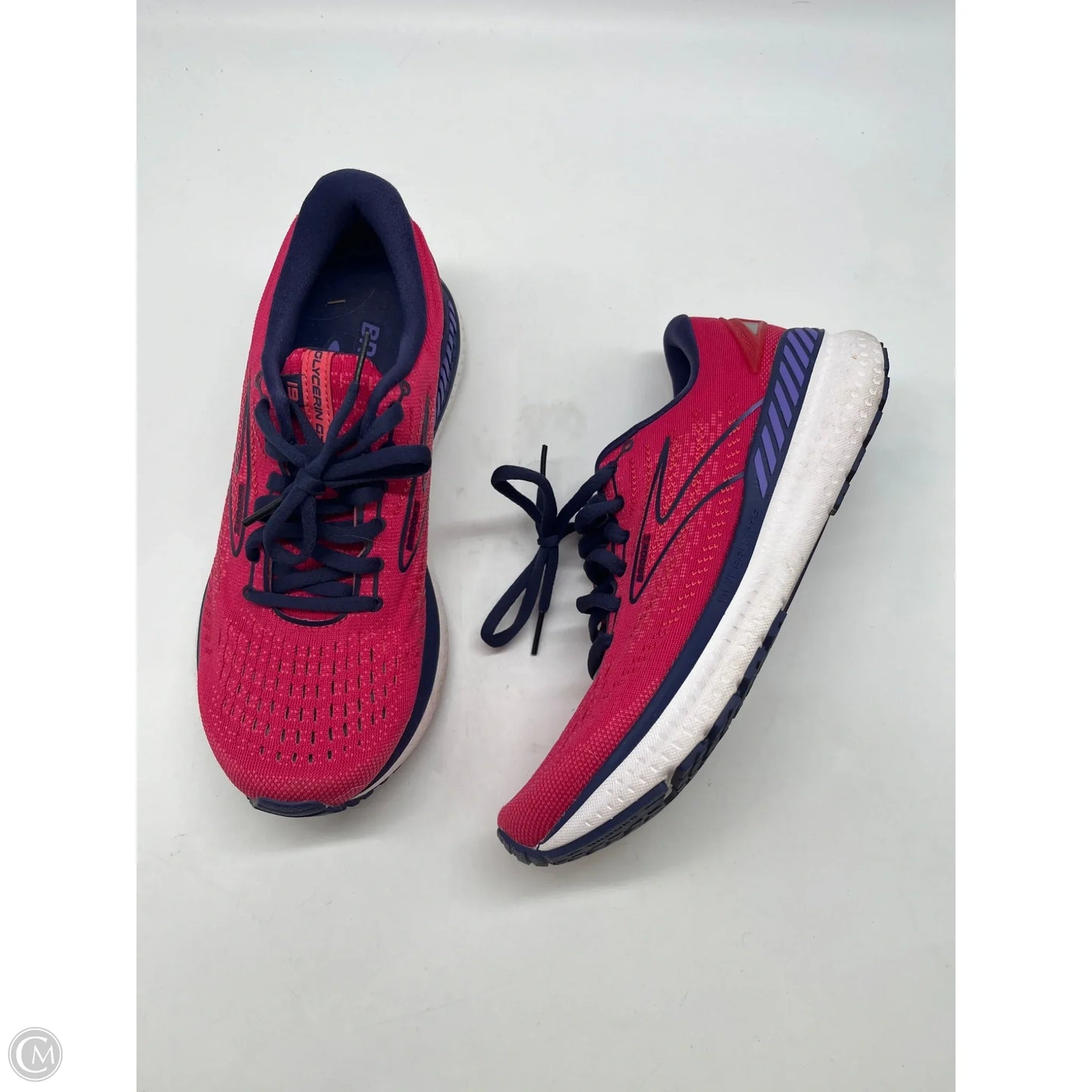 Shoes Athletic By Brooks In Pink & Purple, Size: 8