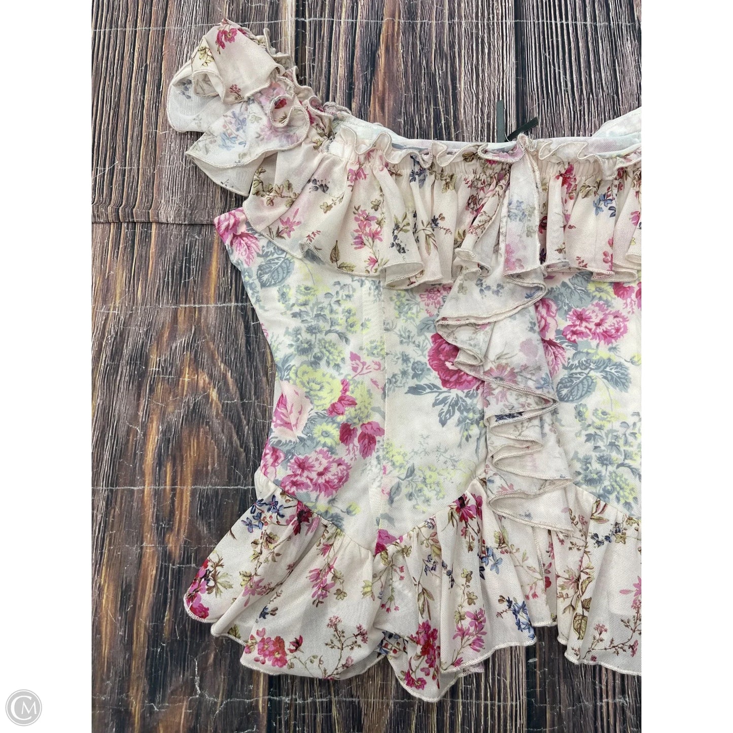 Tank Top By Anthropologie In Floral Print, Size: Xl