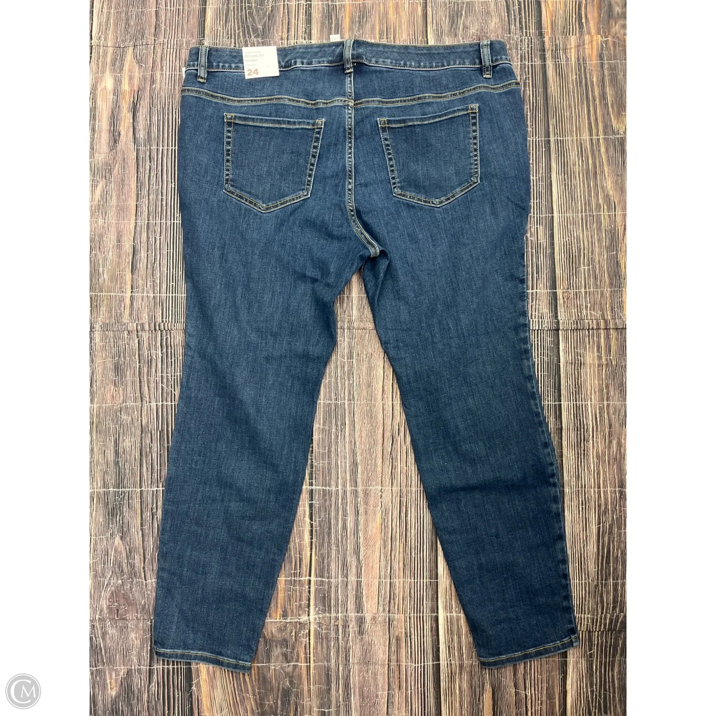 Jeans Skinny By Lane Bryant In Blue Denim, Size: 24