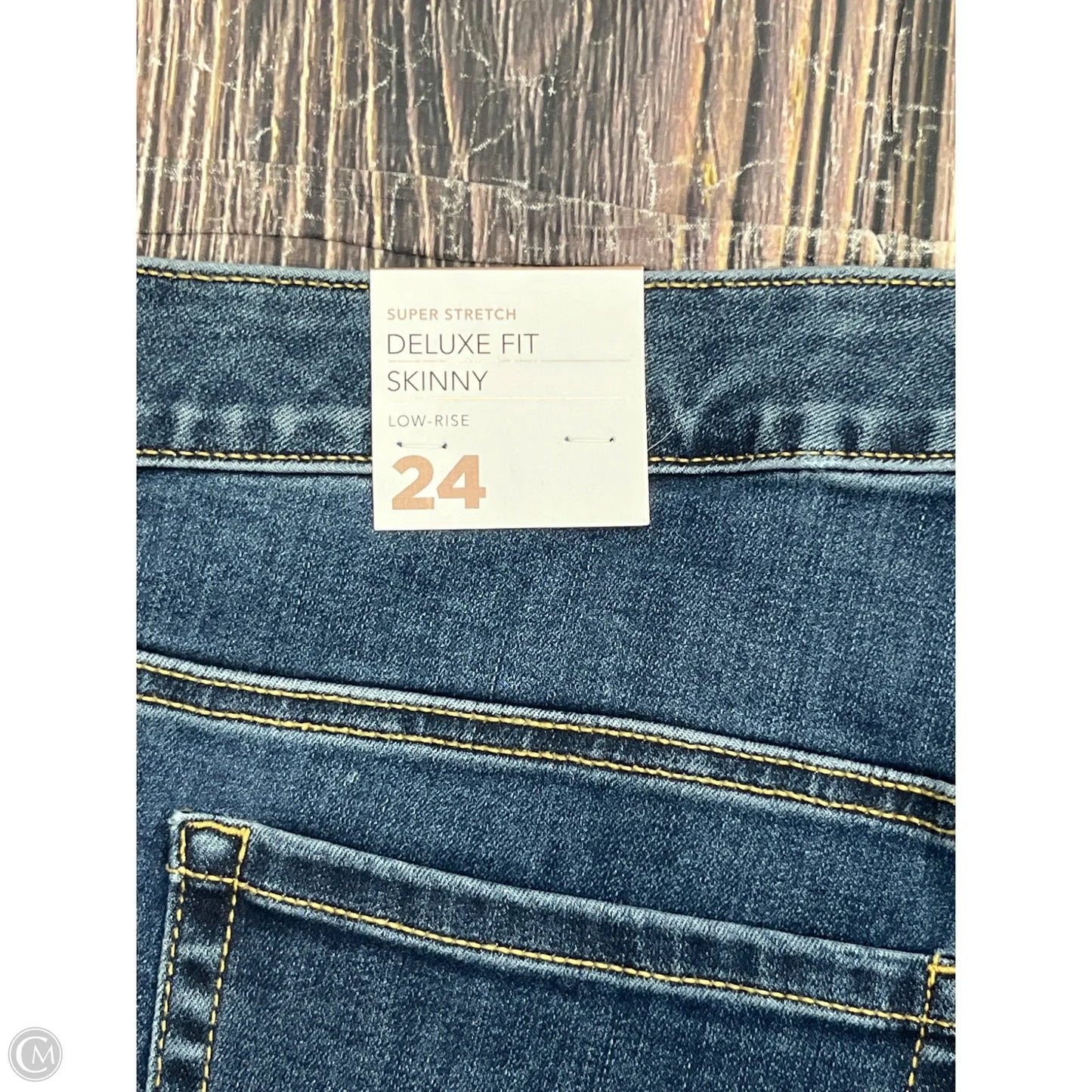Jeans Skinny By Lane Bryant In Blue Denim, Size: 24