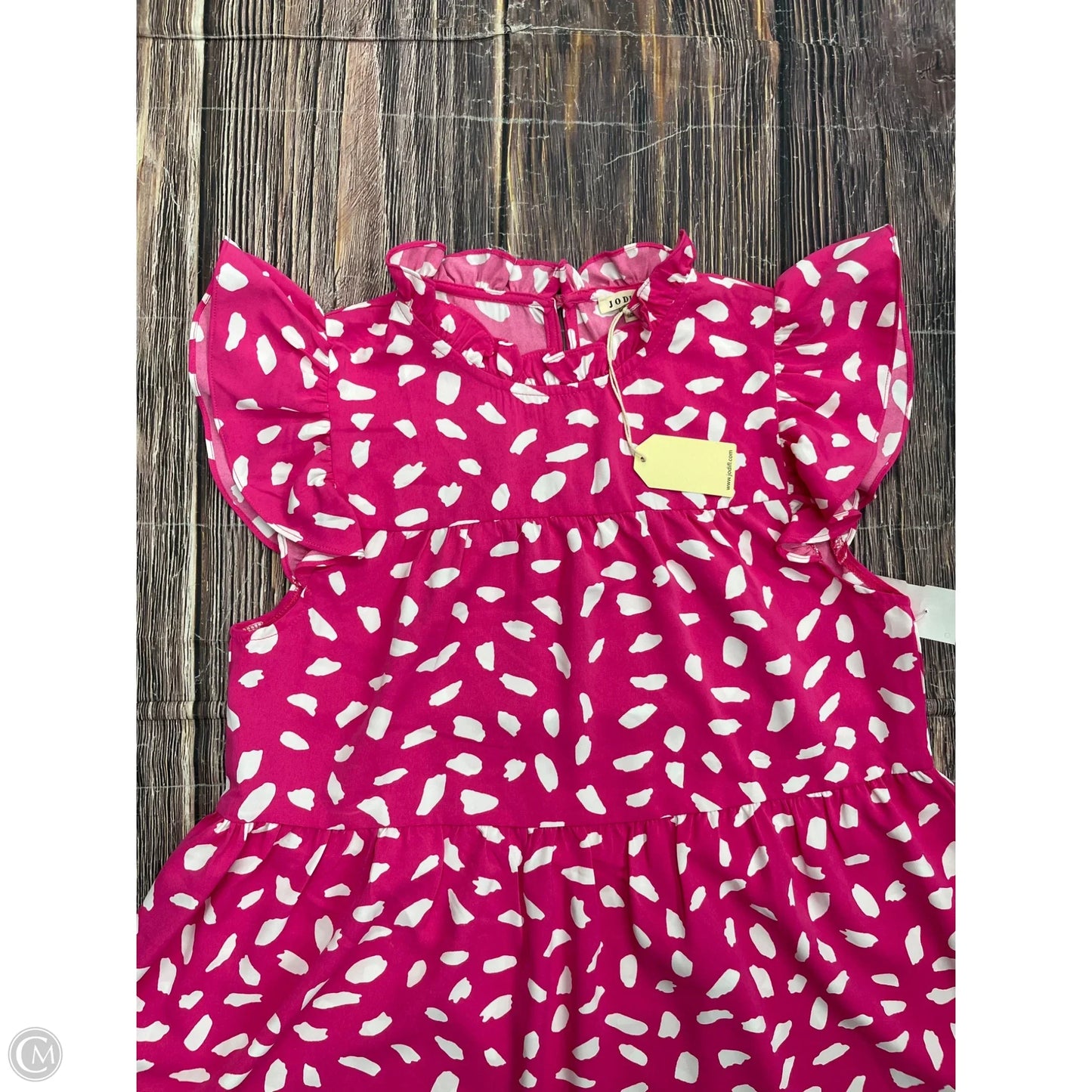 Top Short Sleeve By Jodifl In Pink, Size: S