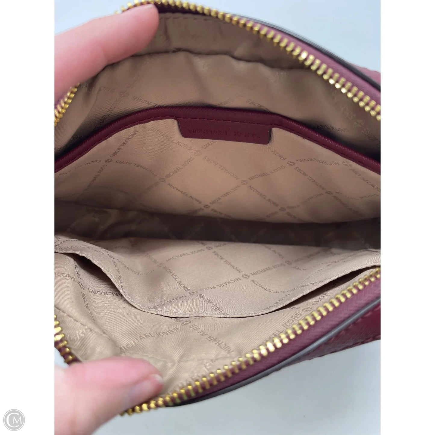 Crossbody Designer By Michael Kors, Size: Medium