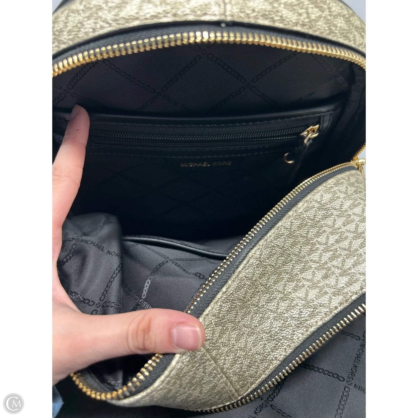 Backpack Designer By Michael Kors, Size: Medium