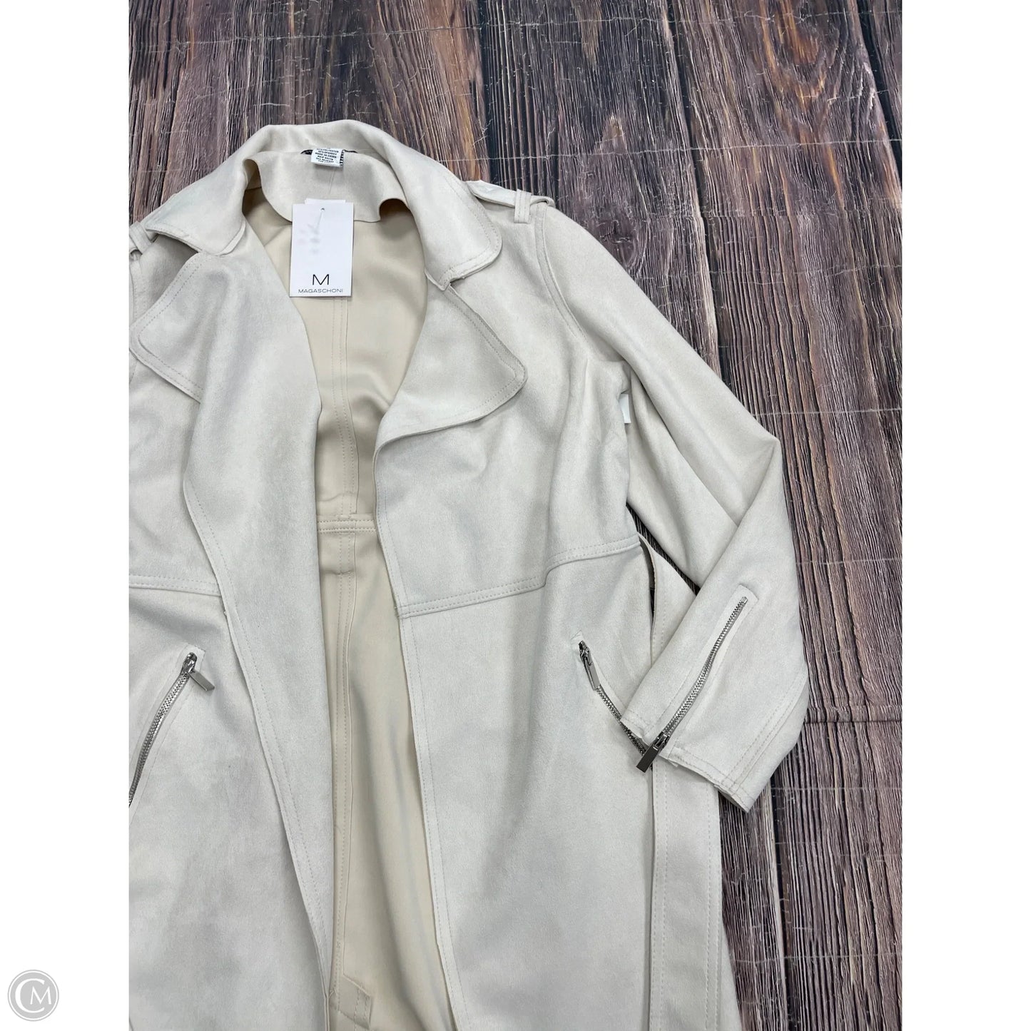 Jacket Other By Magaschoni In Cream, Size: M