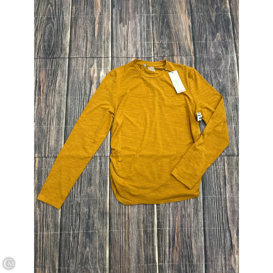 Athletic Top Long Sleeve Crewneck By Calia In Yellow, Size: L