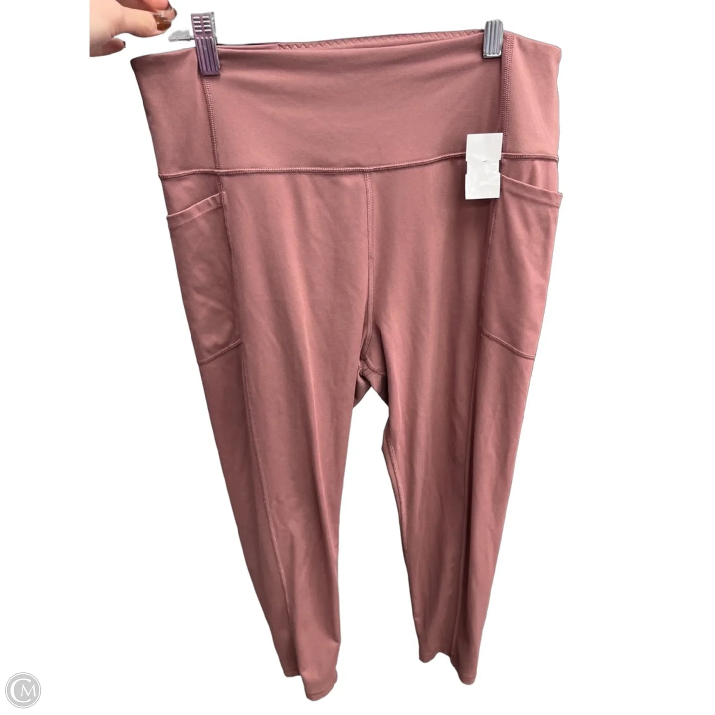 Athletic Leggings By Victorias Secret In Pink, Size: 16