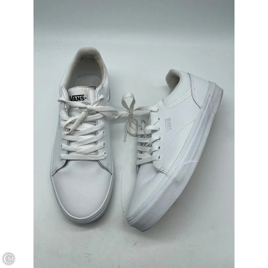 Shoes Sneakers By Vans In White, Size: 11.5