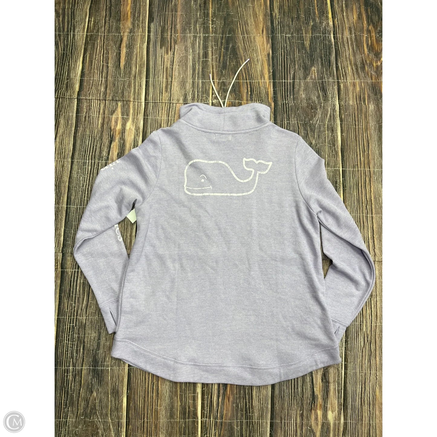 Sweatshirt Collar By Vineyard Vines In Purple, Size: L