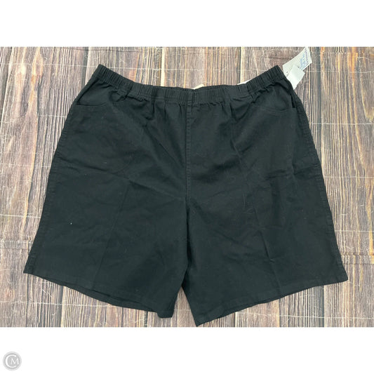 Shorts By Croft And Barrow In Black, Size: 3x