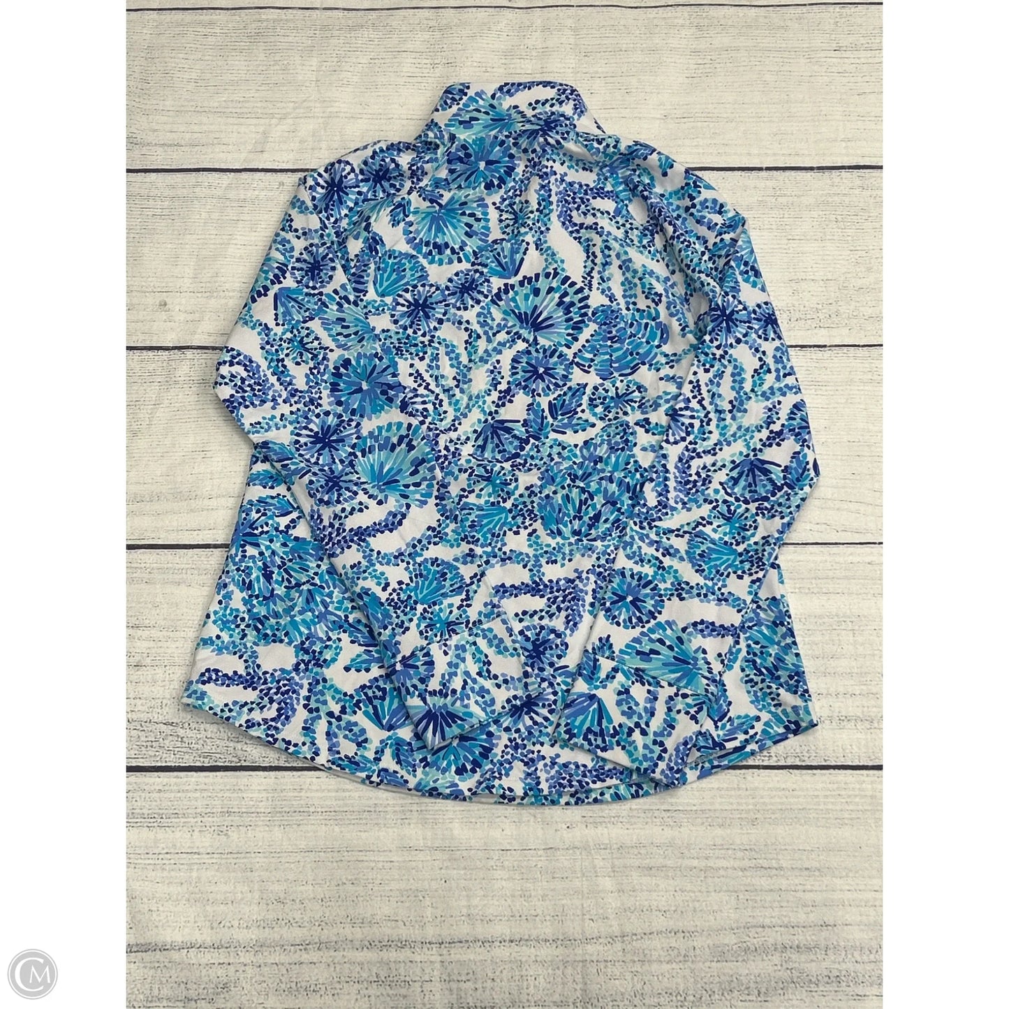 Sweatshirt Designer By Lilly Pulitzer In Blue, Size: M