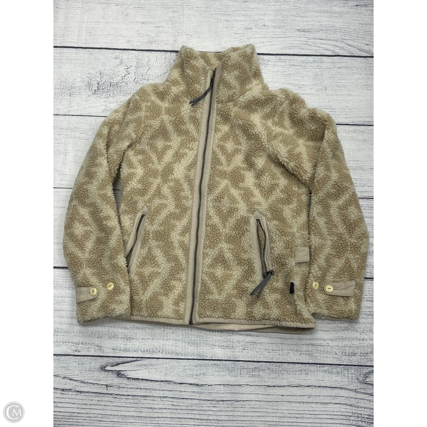 Jacket Faux Fur & Sherpa By Patagonia In Tan, Size: M