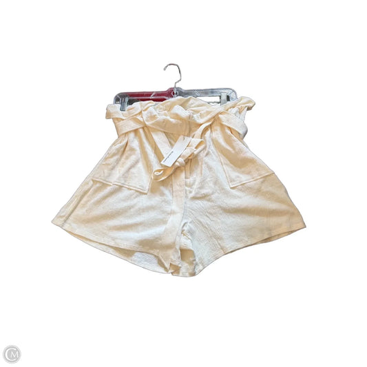 Shorts By Clothes Mentor In Cream, Size: Xl