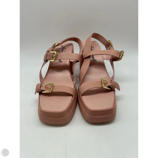 Sandals Heels Block By Free People In Pink, Size: 9.5