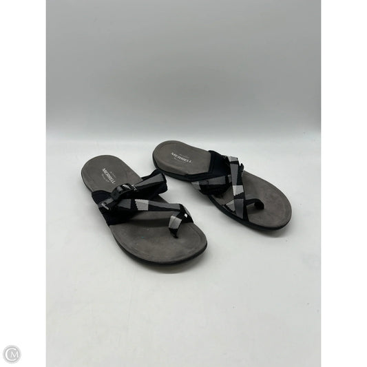Sandals Flats By Merrell In Black, Size: 8