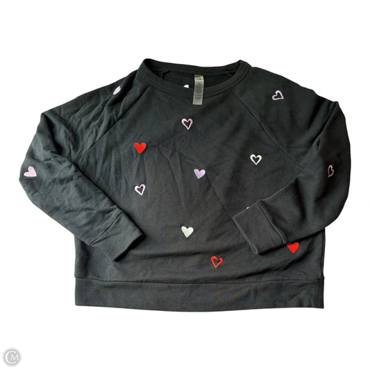 Sweatshirt Crewneck By Lou And Grey In Black, Size: S