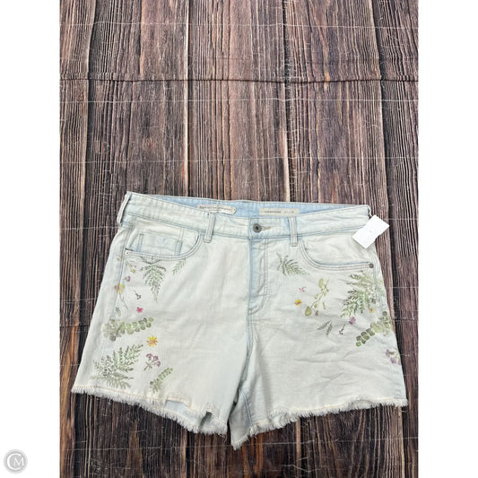 Shorts By Pilcro In Blue Denim, Size: 14