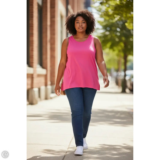 Tank Top By Cj Banks In Pink, Size: 1x