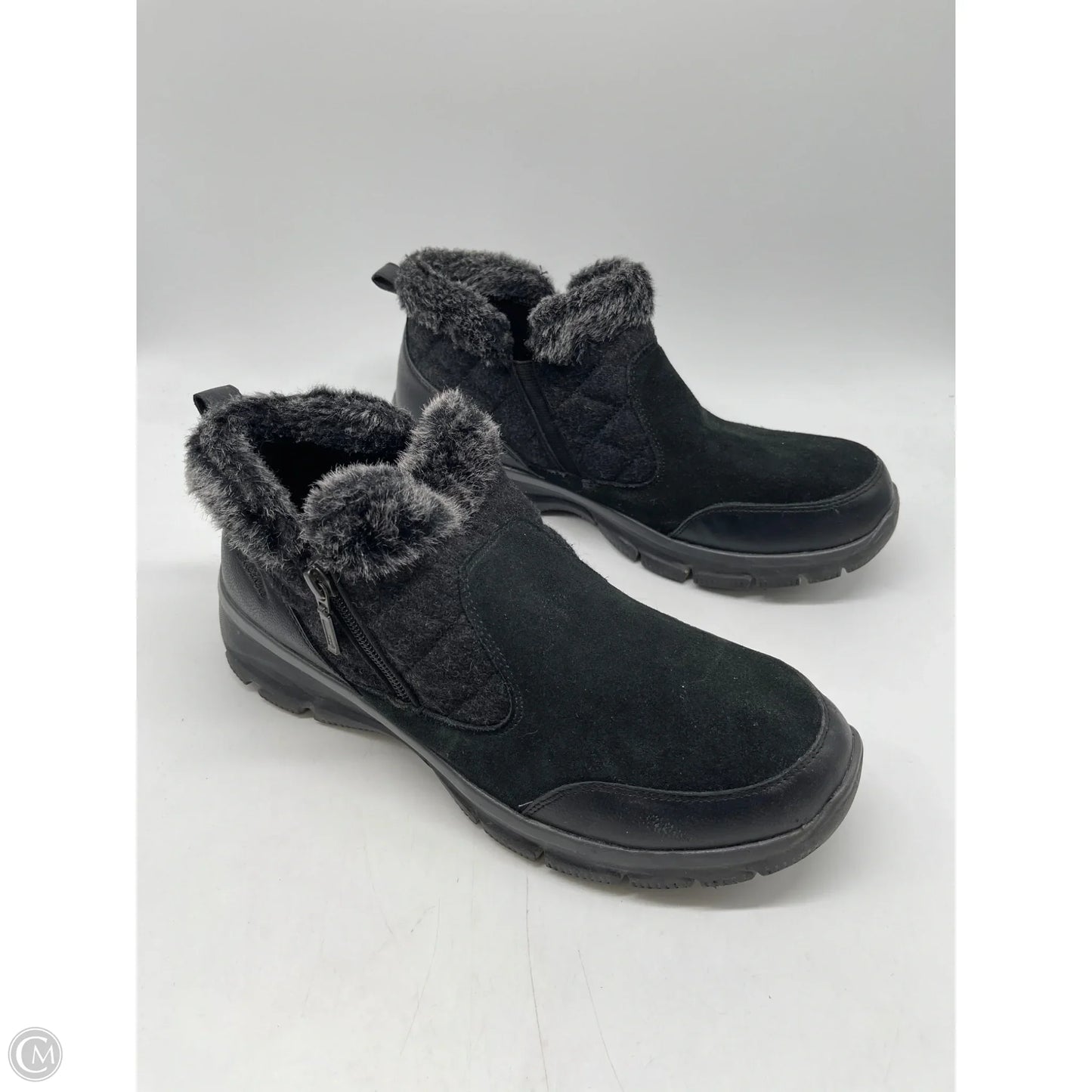 Boots Ankle Flats By Skechers In Black, Size: 11