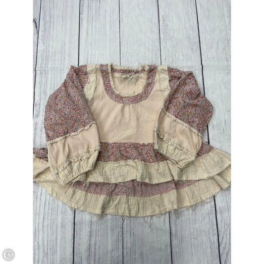 Top Long Sleeve By Pol In Multi-colored, Size: L