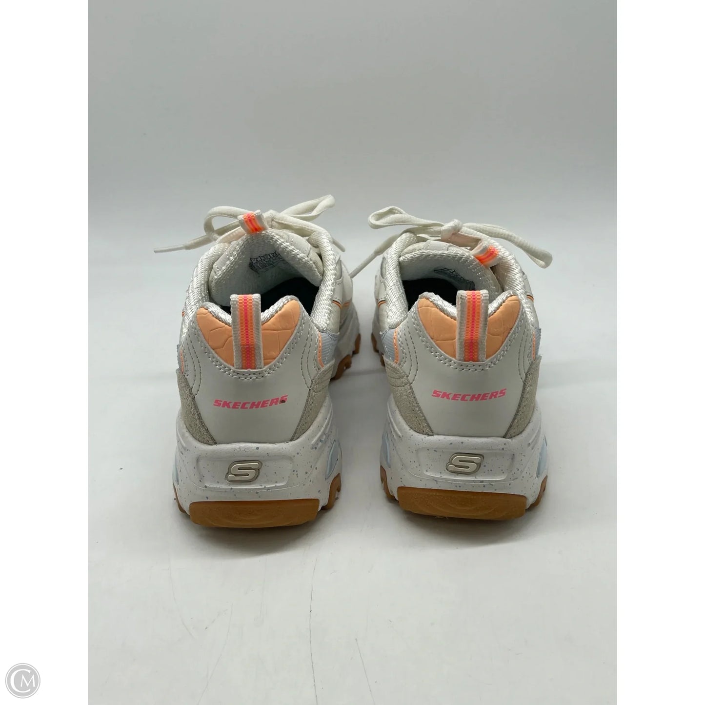 Shoes Athletic By Skechers In White, Size: 7