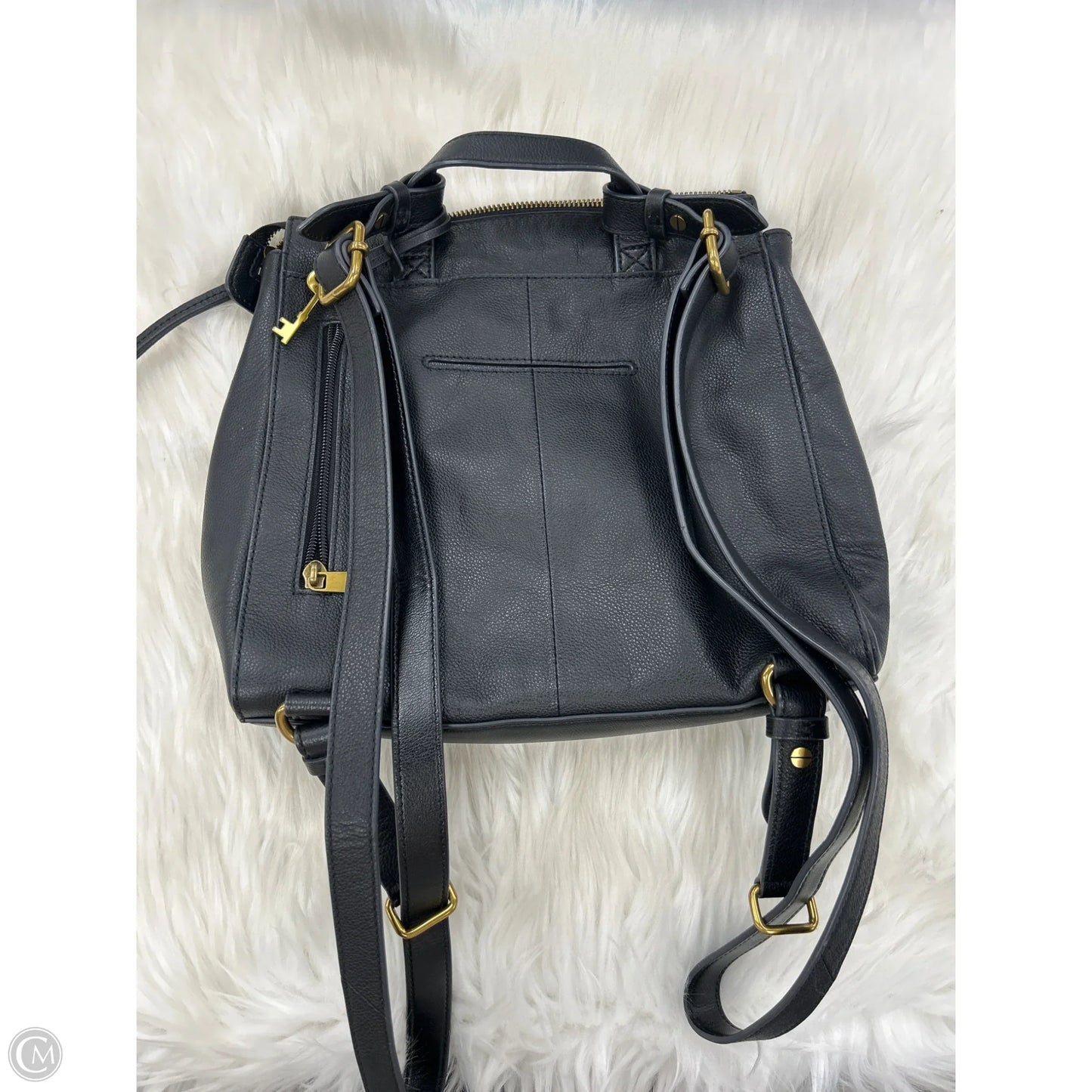 Backpack By Fossil, Size: Small
