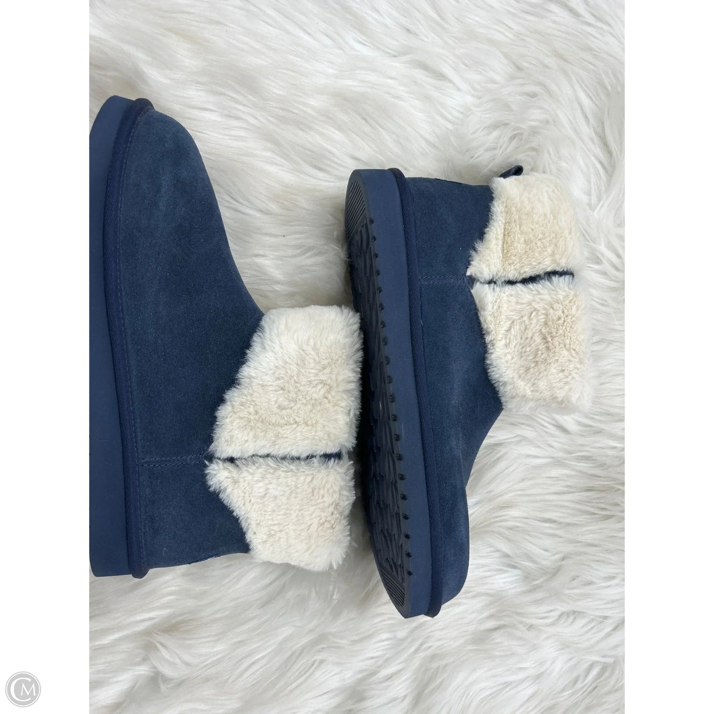 Boots Mid-calf Flats By Koolaburra By Ugg In Blue, Size: 10