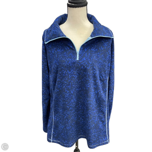 Sweatshirt Collar By Columbia In Blue, Size: 1x